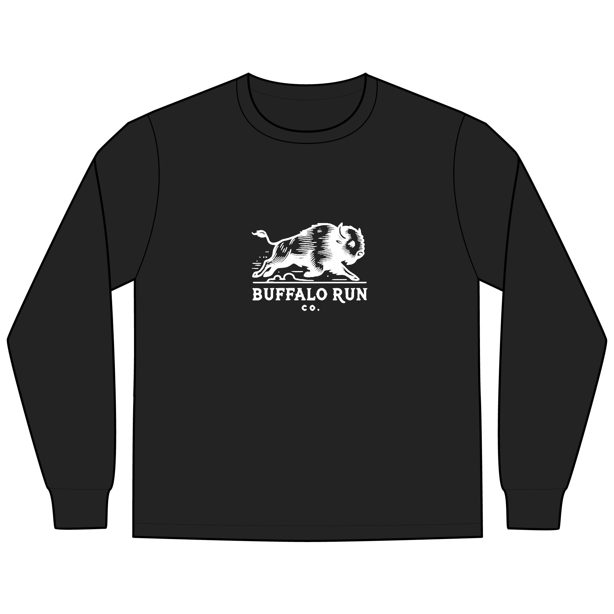 Men's Buffalo Long Sleeve Tee – Buffalo Run Co